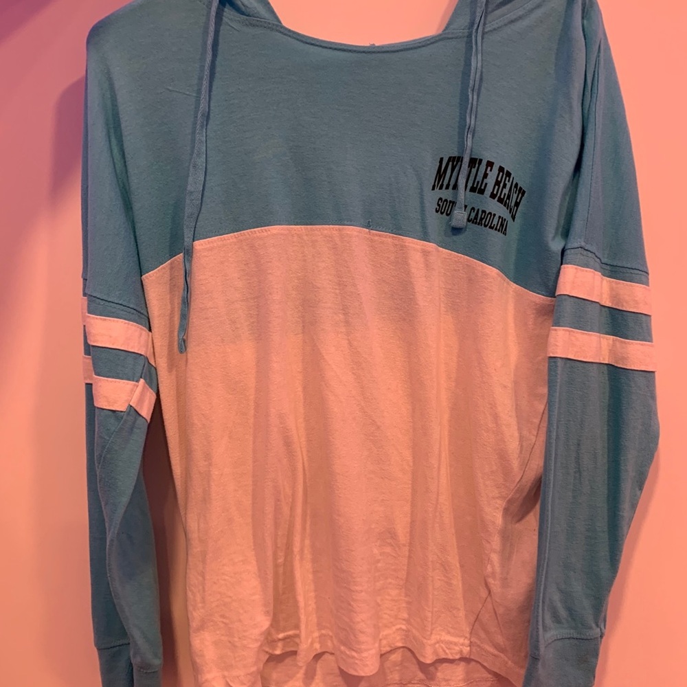 Long sleeve hoodie T-shirt